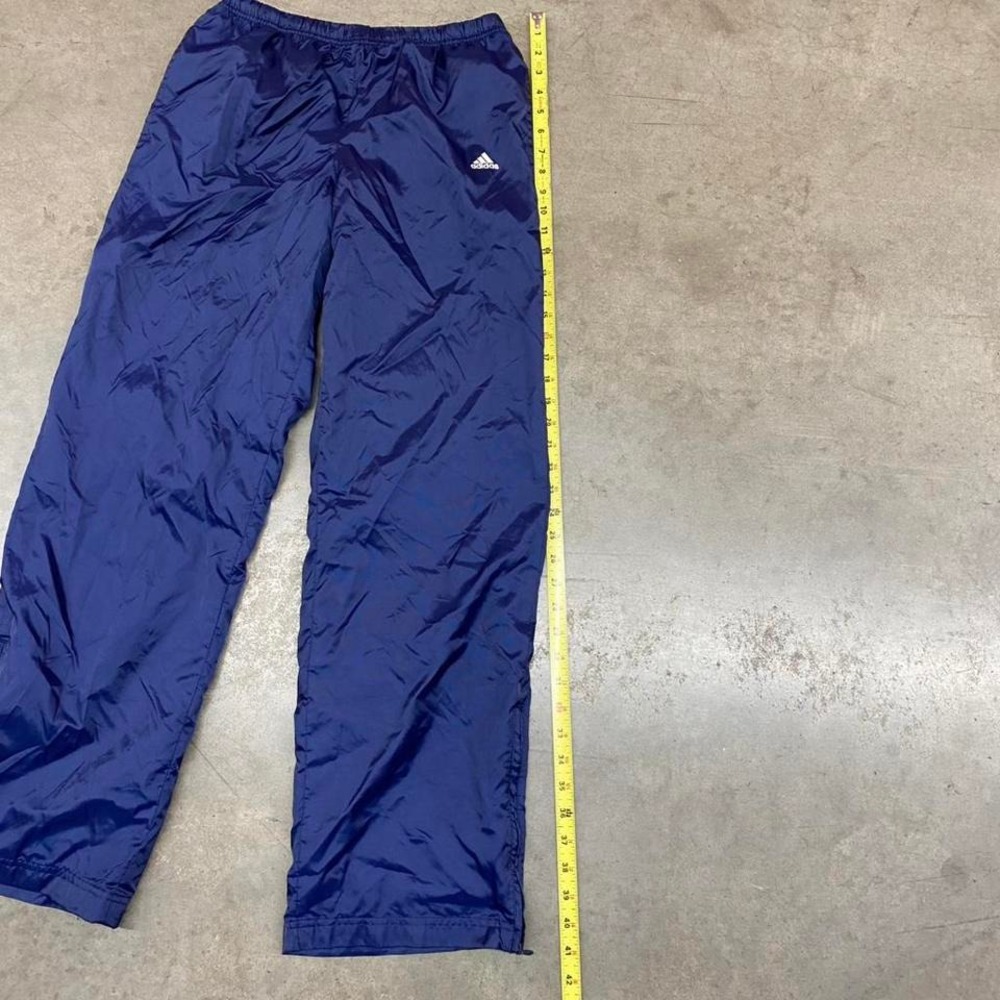 Navy blue Adidas track pants with drawstring waist and‎ embroidered logo adidas - Picture 6 of 8